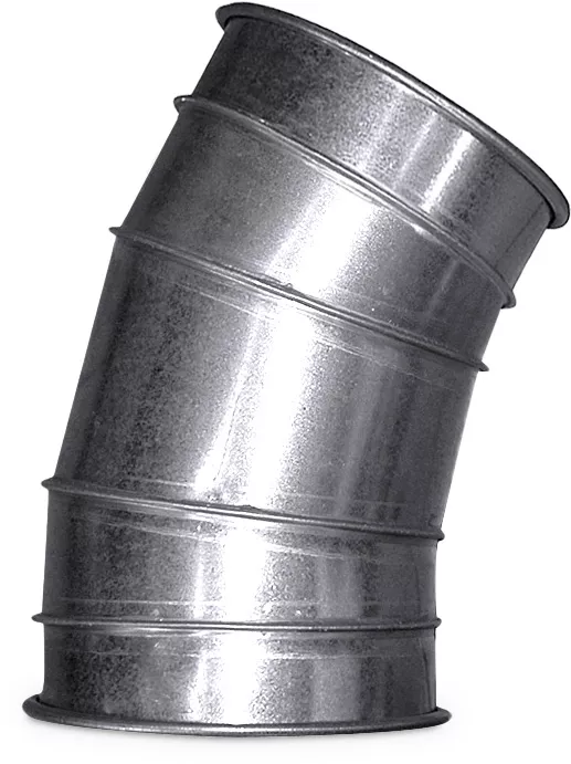 12 inch LR 30 Degree Quick-Clamp Elbow Duct Fitting| Oneida Air Systems
