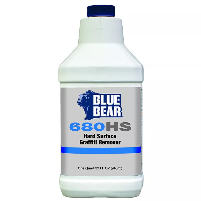 Hard Surface Graffiti Remover Blue Bear 680HS - 1 Quart