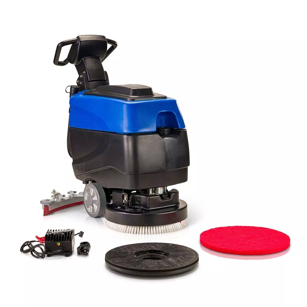 Prolux C460S Cordless Commercial Walk Behind Floor Scrubber & Buffer - 18 " Cleaning Path