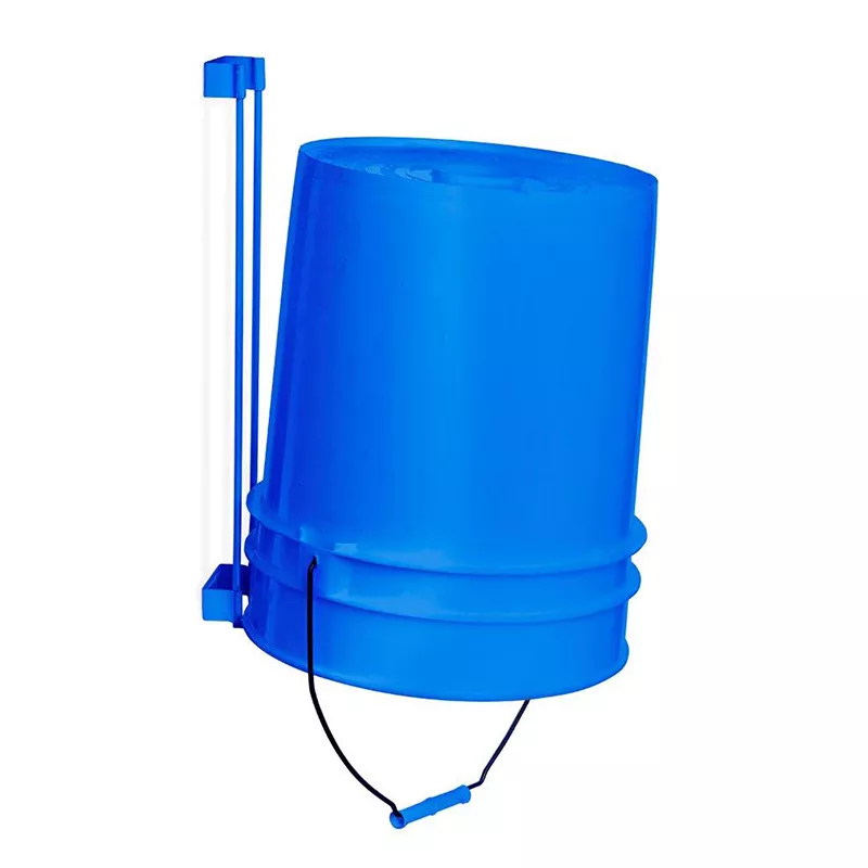 Rack 'Em PVC Coated Bucket/Pail Drying Rack - Blue