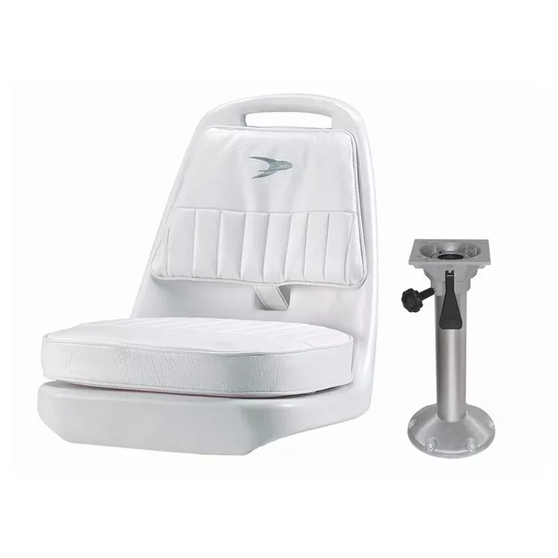 Springfield Marine Pilot Seat with 15" Ped MPN - SEAT PKG #1