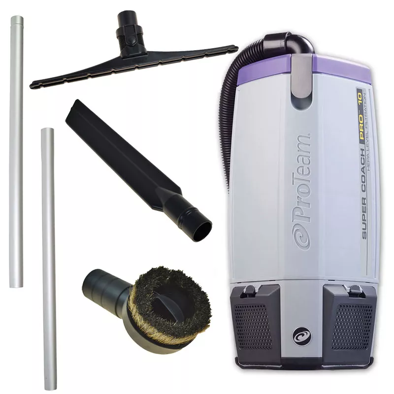 Super Coach Pro 10 HEPA Backpack Vacuum w/ Sidewinder Kit B