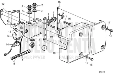 VOLVO PENTA 3884960 Bracket